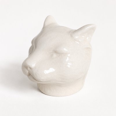 L&V Ceram · Panther Head Piggy Bank — view 5