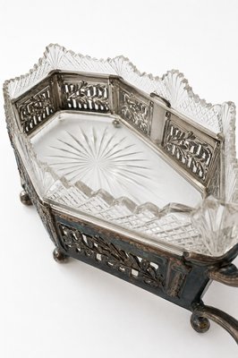 French, maker unknown · Silver-Plated Cut-Glass Jardinière — view 11