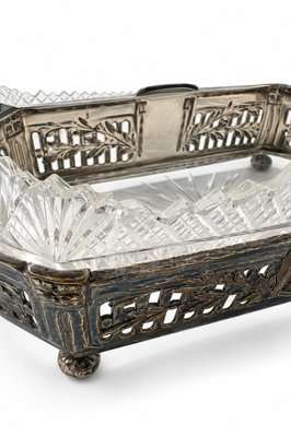 French, maker unknown · Silver-Plated Cut-Glass Jardinière — view 10