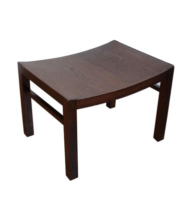 Vintage Czechoslovak Wooden Saddle Stool, 1960s for sale at Pamono