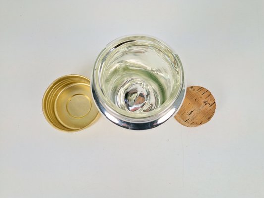 Deutsche Vintage Thermoskanne aus Glas & Aluminium, 1950er bei Pamono kaufen