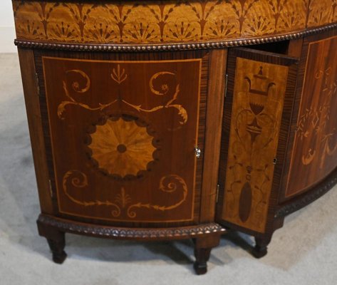 Sheraton Beistellschränke aus Seidenholz, 1890er, 2er Set bei Pamono kaufen