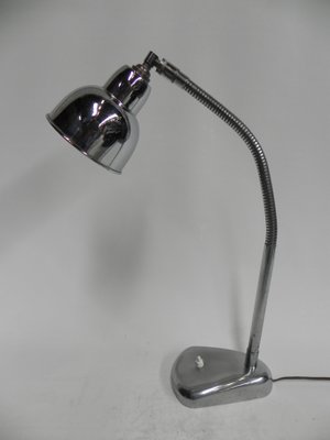Lampe De Bureau Vintage Chrome Avec Tige Flexible En Vente Sur Pamono