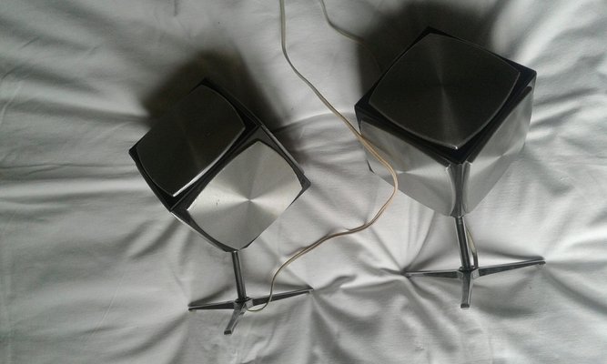 Mid Century Audiorama Hifi 700 Cubic Speakers By Jacob Jensen Set