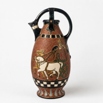 Czechoslovak Secessionist · Ceramic Ewer with Chariot — view 1
