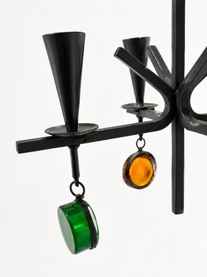 Gunnar Ander for Ystad-Metall · Four-Arm Hanging Candelabrum — view 6
