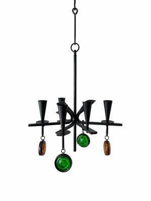 Gunnar Ander for Ystad-Metall · Four-Arm Hanging Candelabrum — view 3