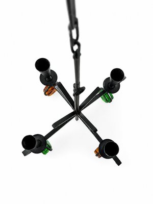 Gunnar Ander for Ystad-Metall · Four-Arm Hanging Candelabrum — view 4