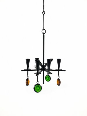 Gunnar Ander for Ystad-Metall · Four-Arm Hanging Candelabrum — view 5