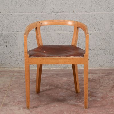 Art Deco Sessel mit Tiefer Sitzfläche bei Pamono kaufen