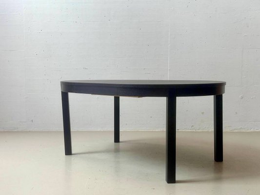 Ausziehbarer Bjorsta Esstisch in Schwarz-Braun von Ikea bei Pamono kaufen