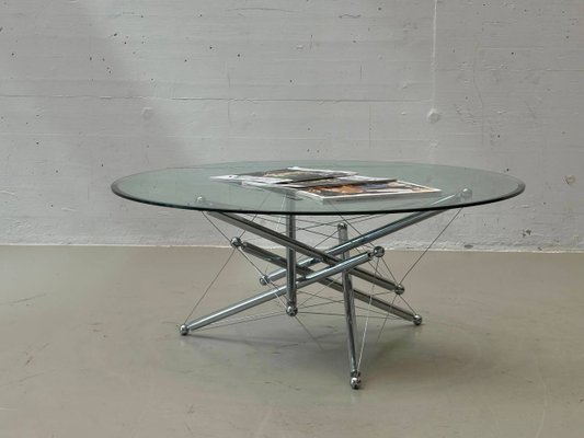 センターテーブル・ローテーブル Cassina 713 Table by Theodore Waddell Tensegrity 713 Coffee Table by Theodore Waddell for Cassina, 1973