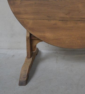 Antique Brown Wine Tasting Table