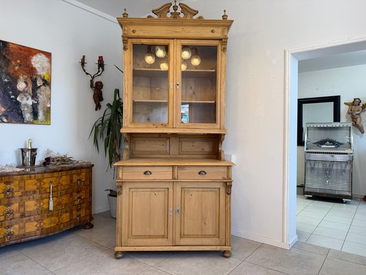 Gründerzeit Küchen Sideboard aus Fichte bei Pamono kaufen