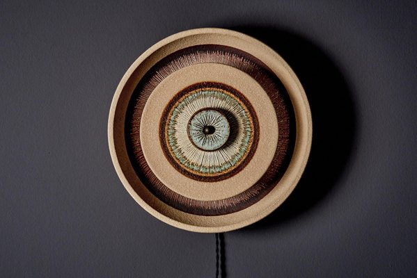 Ceramic Wall Light by Noomi Backhausen and Poul Brandborg for