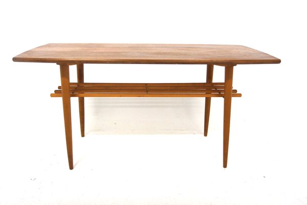 Skandinavischer Teak Couchtisch, Schweden, 1950 bei Pamono kaufen