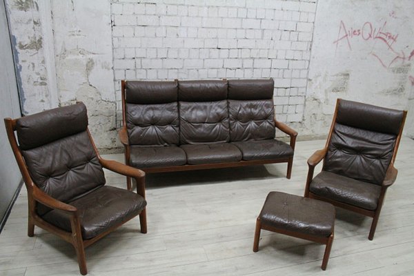 Teak Living Room Set From Thams 1960s For At Pamono Teak Living Room Set From Thams 1960s 1