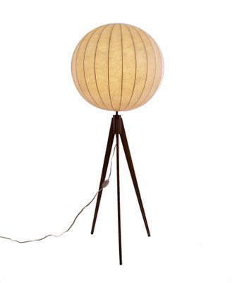 Danish Modern Floor Lamp On Tripod Teak Base For At Pamono Danish Modern Floor Lamp On Tripod Teak Base 1