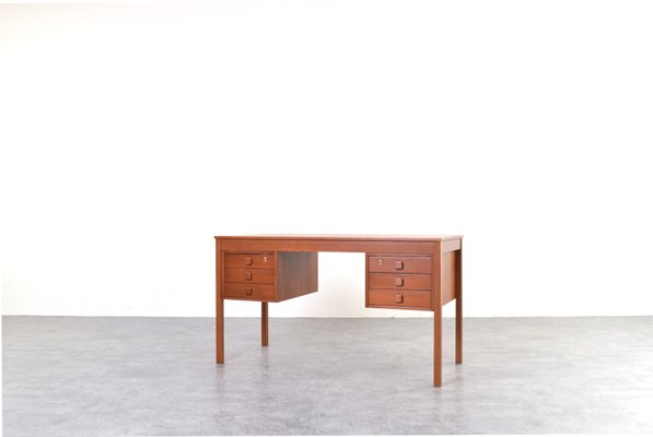 事務机・学習机 Denmark vintage DESK teak 60s Mid-Century Modern Danish Teak Desk from Domino Møbler, 1960s for