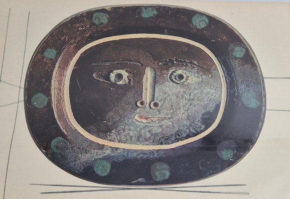Céramiques de Picasso After Pablo Picasso, Céramiques De Picasso, 1948, Polychrome