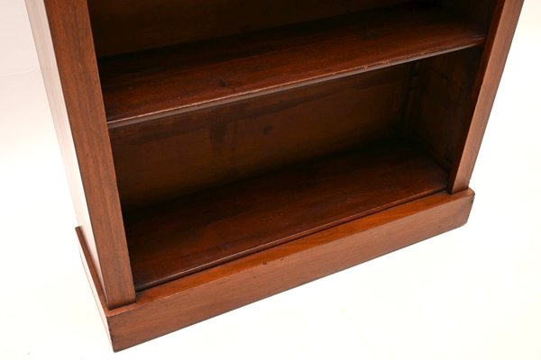 Antique Victorian Open Bookcase in Walnut, 1870 for sale at Pamono