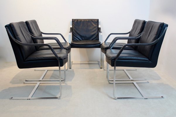 Vintage Art Collection Leather Chair By Rudolf B Glatzel For