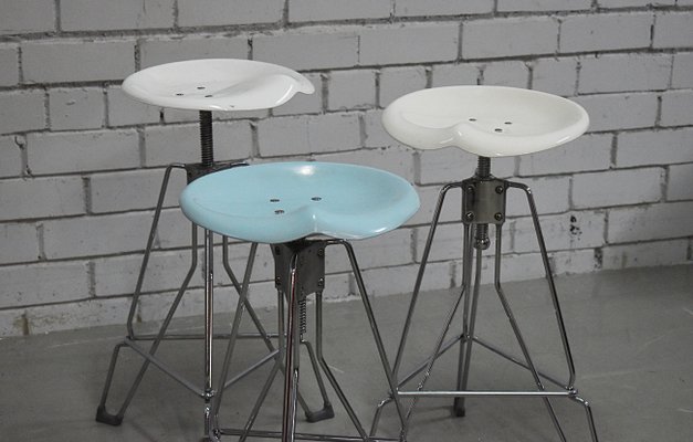 Clipper Bar Stools by Yasu Sasamoto for Dulton, Japan, 1980s for