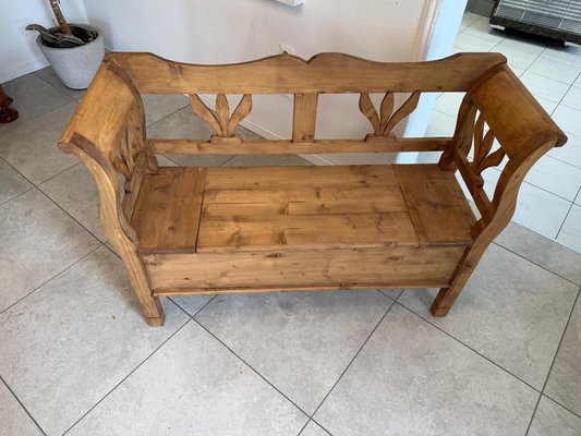 Farmhaus Küchenbank aus Weichholz bei Pamono kaufen