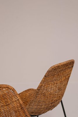 Basket Chairs by Gian Franco Legler, 1951, Set of 6 for sale at Pamono
