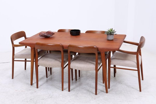 Ausziehbarer Esstisch aus Teak von Niels Otto Møller für JL Møllers bei Pamono kaufen