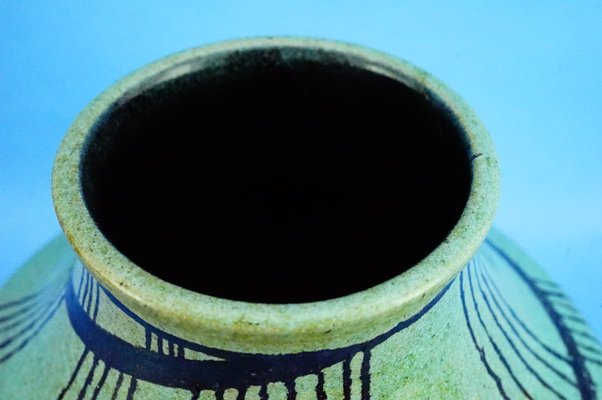 Mid-Century Ceramic Vase attributed to Alessio Tasca for Istituto
