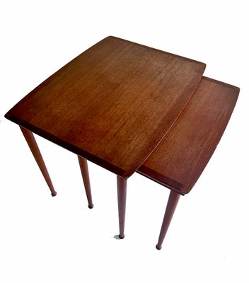 Vintage Danish Nesting Tables from Moebel Intarsia, Set of 2 for sale at Pamono