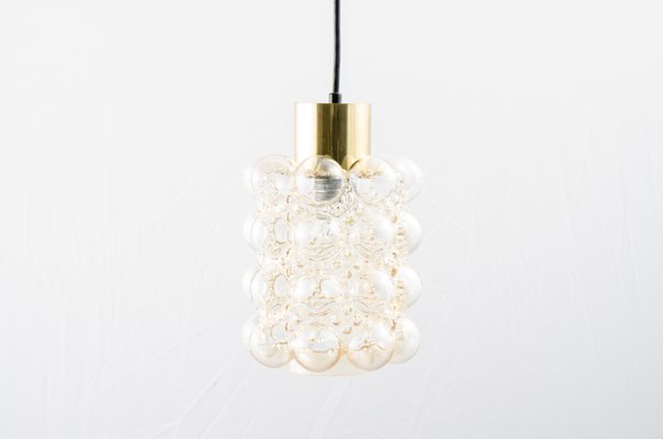 Bubble Glass Pendant Lamps attributed to Helena Tynell & Heinrich
