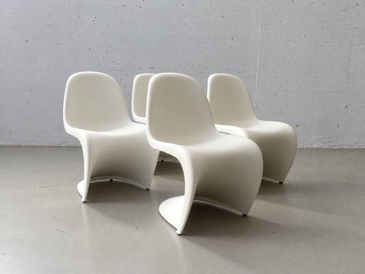White Panton Chairs by Verner Panton from Vitra, 2008 for sale at