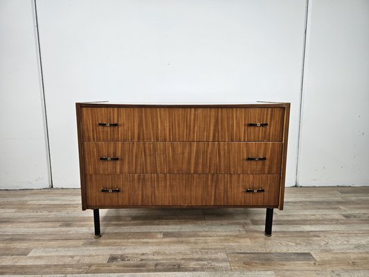 Vintage Teak Kommode mit Drei Schubladen, 1960 bei Pamono kaufen