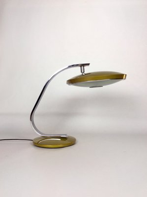 Steel Frosted Glass Desk Lamp From Fase 1970s For Sale At Pamono
