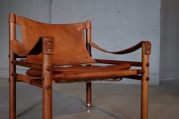 Vintage Sirocco Safari Chair By Arne, Leather Safari Chair Australia