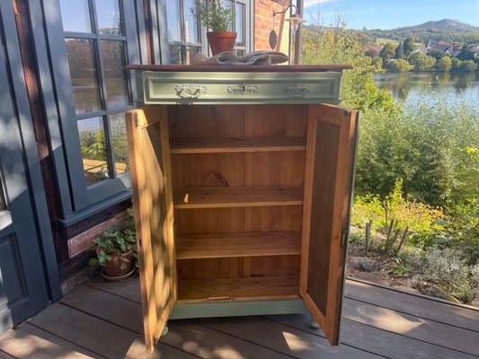 Antique Vertical Cabinet in Fir, 1890s for sale at Pamono