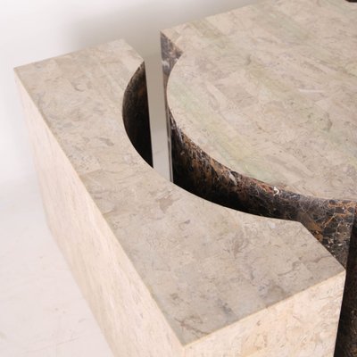 Couchtisch aus Kunstmarmor, 1970er bei Pamono kaufen