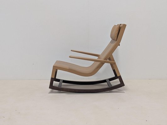 Dondo Rocking Chair from Poltrona Frau for sale at Pamono