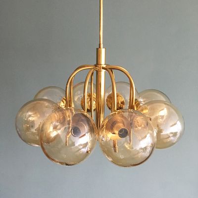 Vintage 8 Arm Brass Chandelier For At Pamono Vintage 8 Arm Brass Chandelier 1