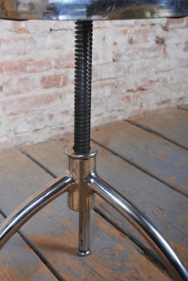 Czech Bauhaus Piano Stool in Chrome-Plated Steel, 1930s for sale