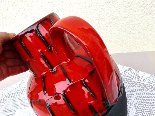 Lava Ceramic Vase by Heinz Siery for Carstens Tönnieshof, 1960s