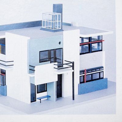 希少Gerrit Thomas Rietveld モデルキット Rietveld Schröder House Toy Model by Gerrit Thomas Rietveld, 1987