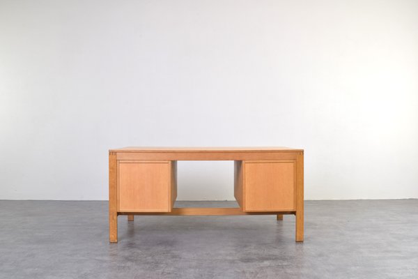 Mid-Century Oak Desk by Chr. Rasmussen for Randers Møbelfabrik