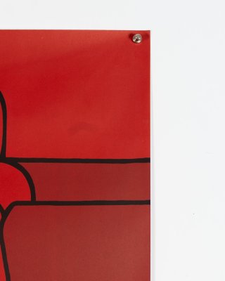 Munich Olympics Serigraph Poster by Valerio Adami, 1972 for sale