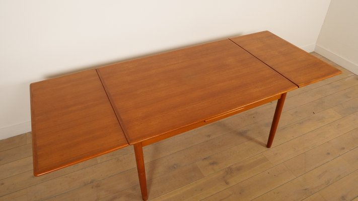 Ausziehbarer Vintage Esstisch aus Teak bei Pamono kaufen