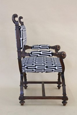 Antique Renaissance Revival X-Chair, Austria, 1860 for sale at Pamono