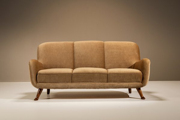 Drei-Sitzer Sofa aus Mohair von Berga Möbler, Schweden, 1940er