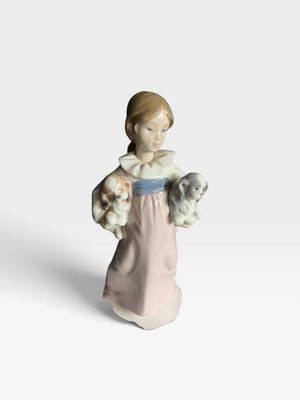 Lladro, Arms Full of Love Girl Figurine, 2000, Porcelain for sale
